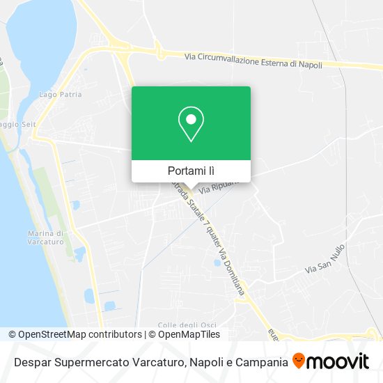 Mappa Despar Supermercato Varcaturo
