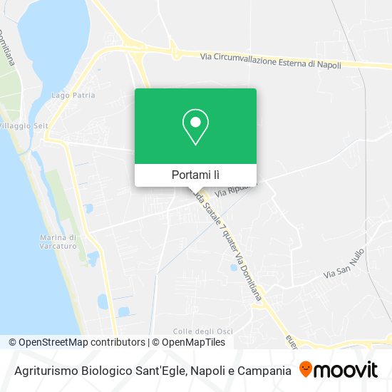 Mappa Agriturismo Biologico Sant'Egle