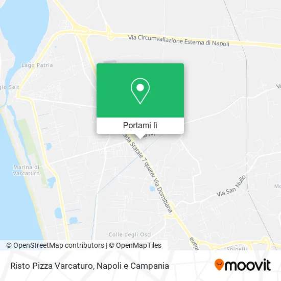 Mappa Risto Pizza Varcaturo