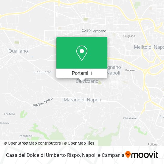 Mappa Casa del Dolce di Umberto Rispo