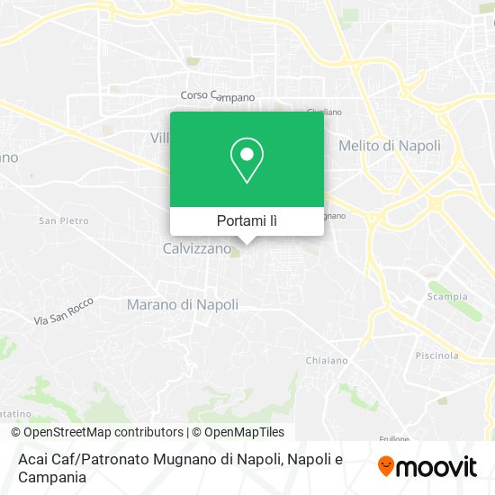 Mappa Acai Caf / Patronato Mugnano di Napoli