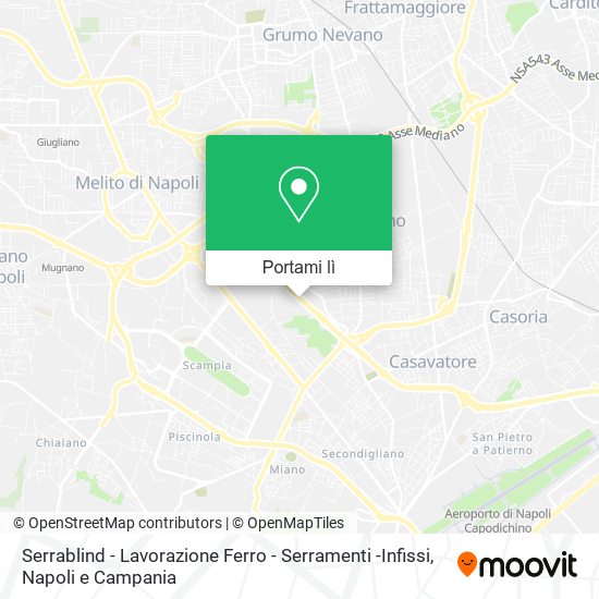 Mappa Serrablind - Lavorazione Ferro - Serramenti -Infissi