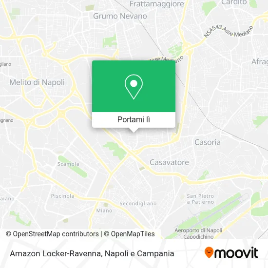 Mappa Amazon Locker-Ravenna