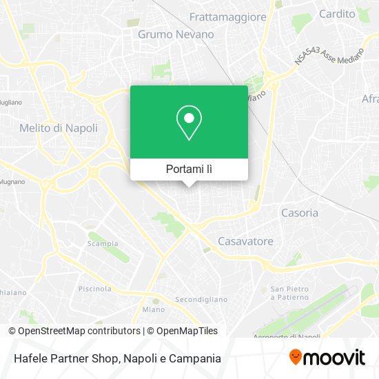 Mappa Hafele Partner Shop