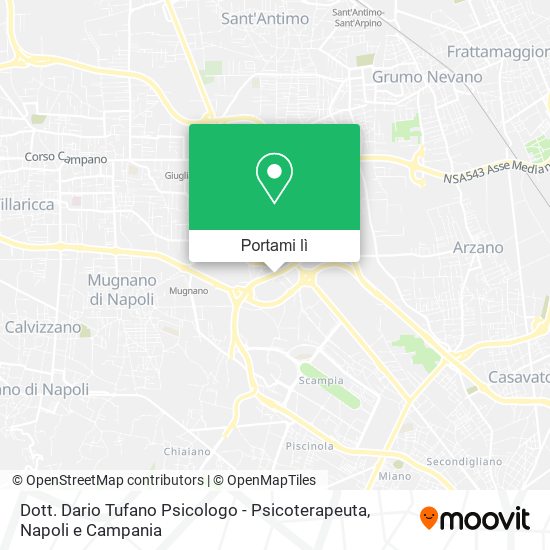 Mappa Dott. Dario Tufano Psicologo - Psicoterapeuta