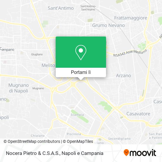 Mappa Nocera Pietro & C.S.A.S.