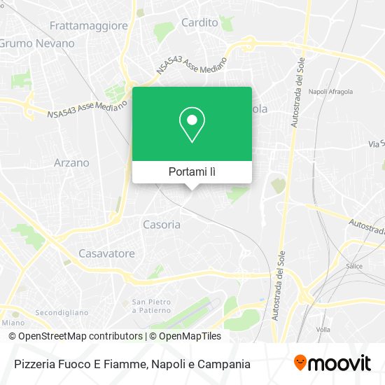 Mappa Pizzeria Fuoco E Fiamme