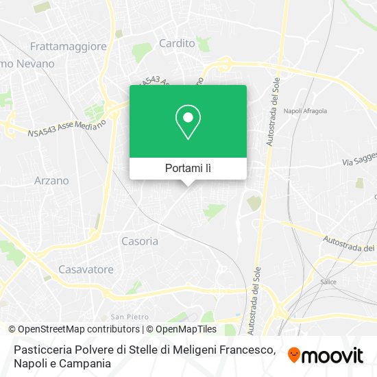 Mappa Pasticceria Polvere di Stelle di Meligeni Francesco