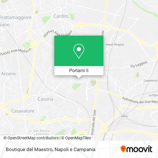 Mappa Boutique del Maestro
