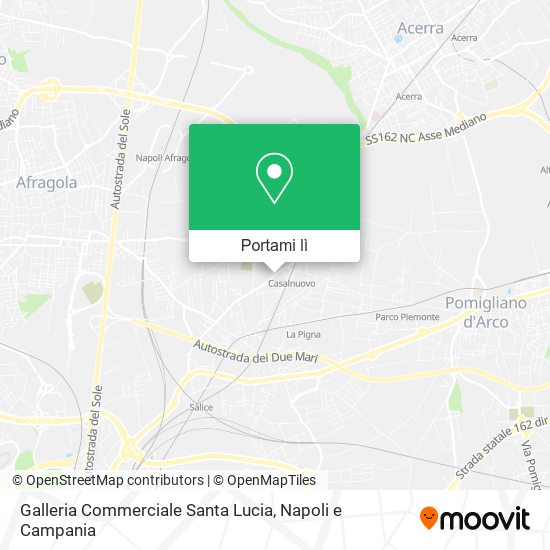 Mappa Galleria Commerciale Santa Lucia