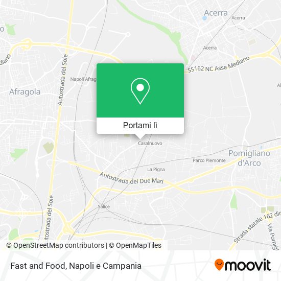 Mappa Fast and Food
