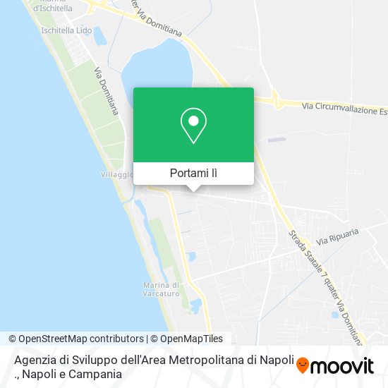 Mappa Agenzia di Sviluppo dell'Area Metropolitana di Napoli .