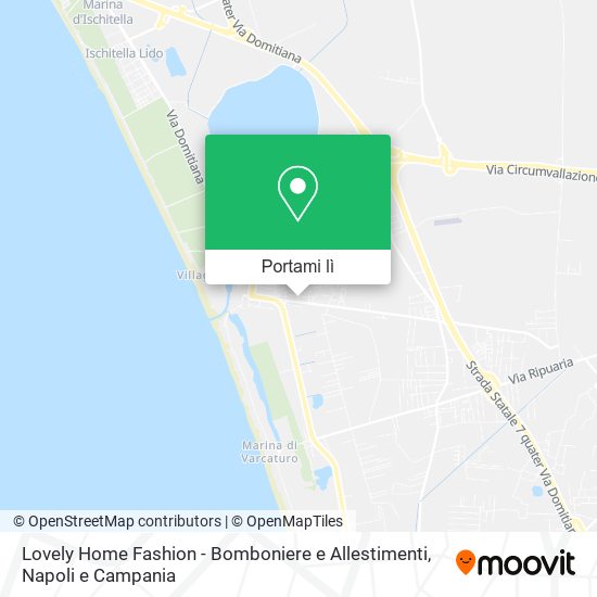 Mappa Lovely Home Fashion - Bomboniere e Allestimenti
