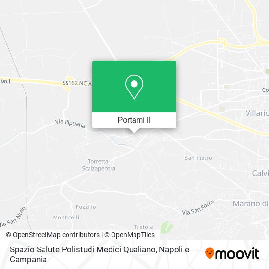Mappa Spazio Salute Polistudi Medici Qualiano