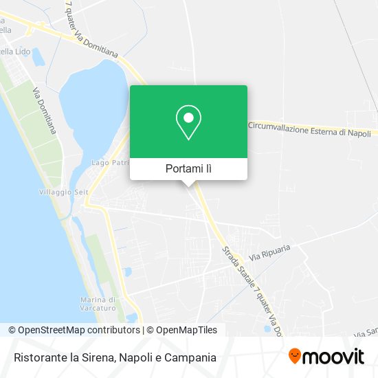 Mappa Ristorante la Sirena
