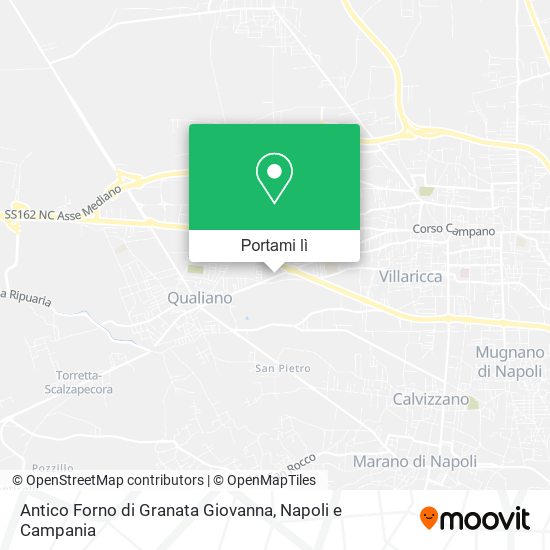 Mappa Antico Forno di Granata Giovanna
