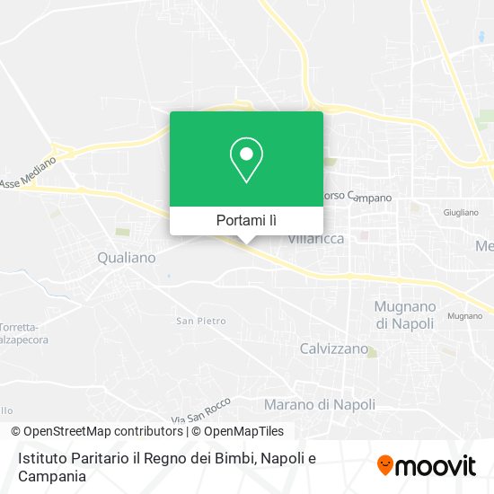 Mappa Istituto Paritario il Regno dei Bimbi