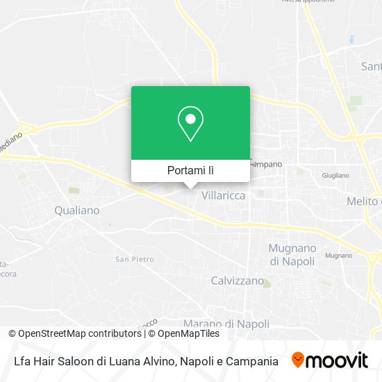 Mappa Lfa Hair Saloon di Luana Alvino