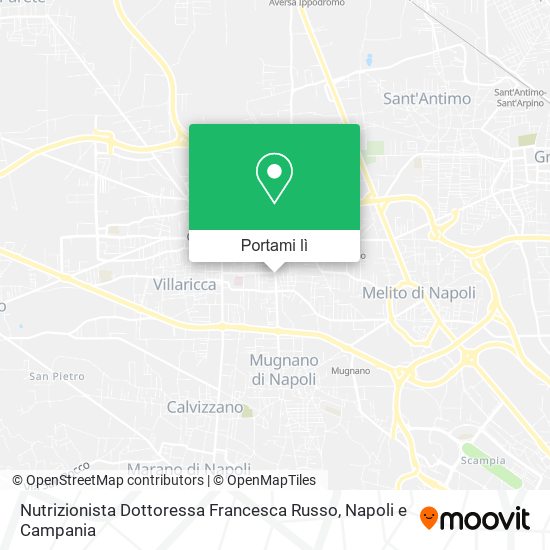 Mappa Nutrizionista Dottoressa Francesca Russo