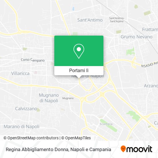 Mappa Regina Abbigliamento Donna