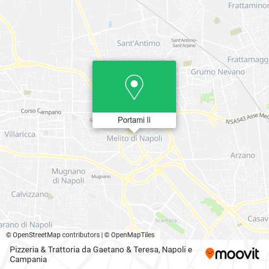 Mappa Pizzeria & Trattoria da Gaetano & Teresa