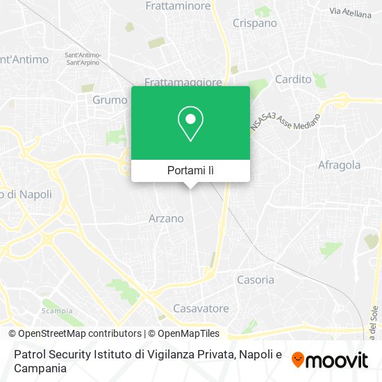 Mappa Patrol Security Istituto di Vigilanza Privata