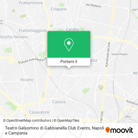Mappa Teatro Gelsomino di Gabbianella Club Events