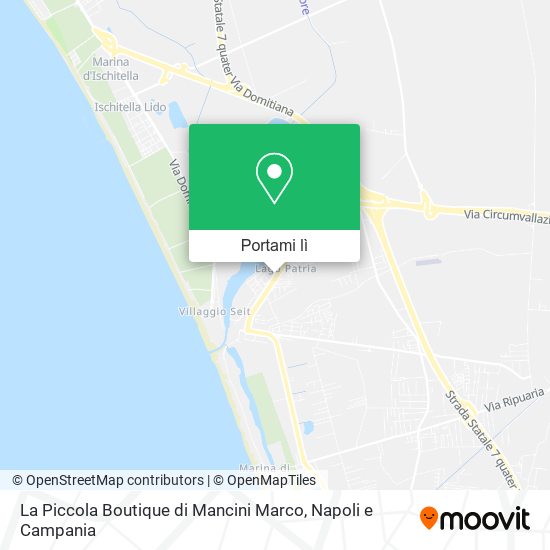 Mappa La Piccola Boutique di Mancini Marco