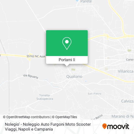 Mappa Nolegio' - Noleggio Auto Furgoni Moto Scooter Viaggi