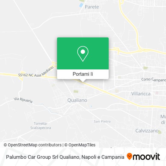 Mappa Palumbo Car Group Srl Qualiano