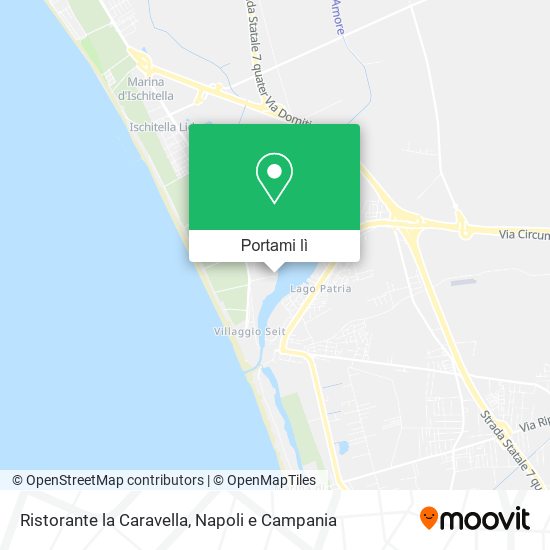 Mappa Ristorante la Caravella