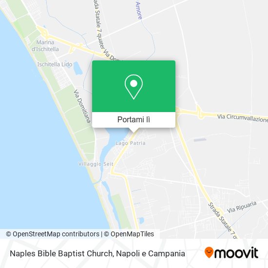 Mappa Naples Bible Baptist Church