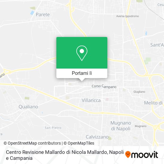 Mappa Centro Revisione Mallardo di Nicola Mallardo