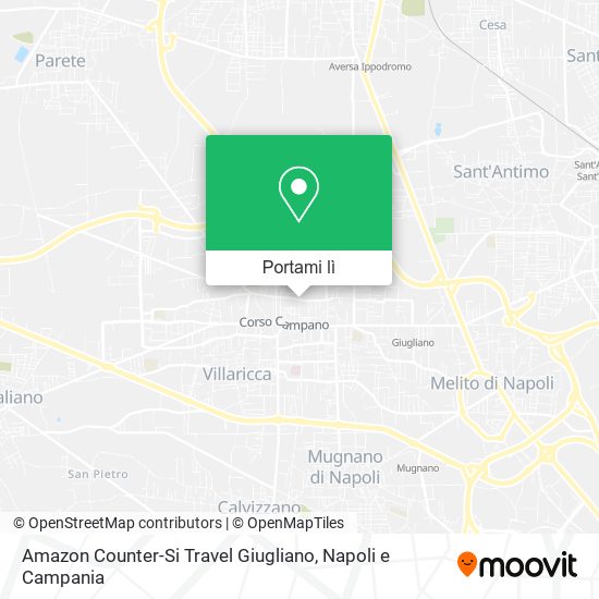 Mappa Amazon Counter-Si Travel Giugliano
