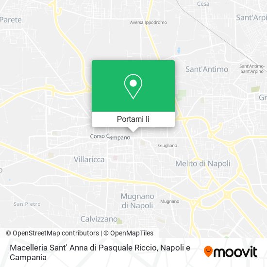 Mappa Macelleria Sant' Anna di Pasquale Riccio