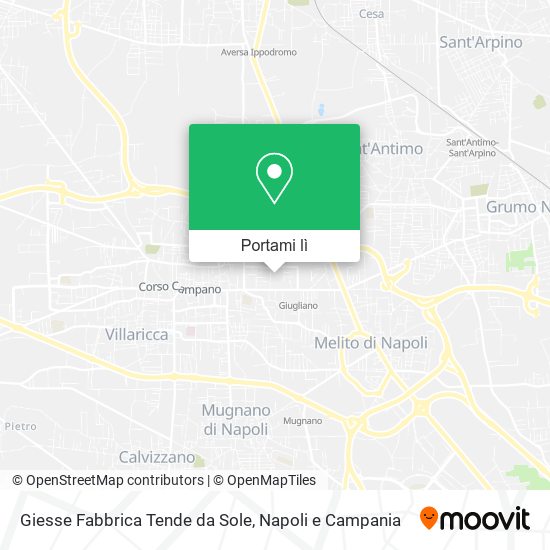 Mappa Giesse Fabbrica Tende da Sole