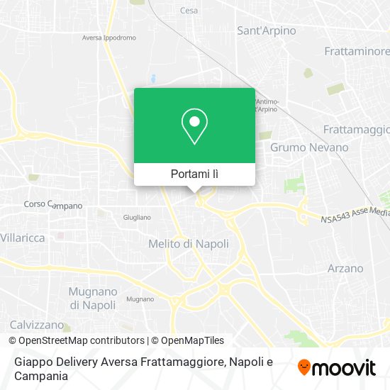 Mappa Giappo Delivery Aversa Frattamaggiore