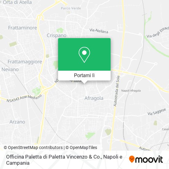 Mappa Officina Paletta di Paletta Vincenzo & Co.