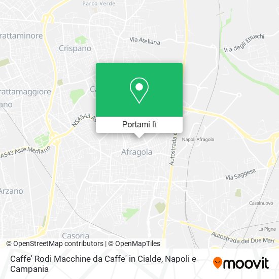 Mappa Caffe' Rodi Macchine da Caffe' in Cialde