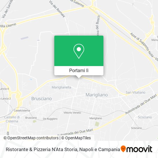 Mappa Ristorante & Pizzeria N'Ata Storia