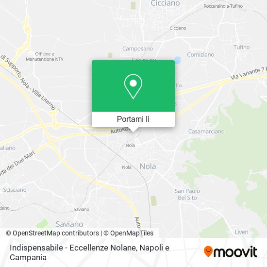 Mappa Indispensabile - Eccellenze Nolane