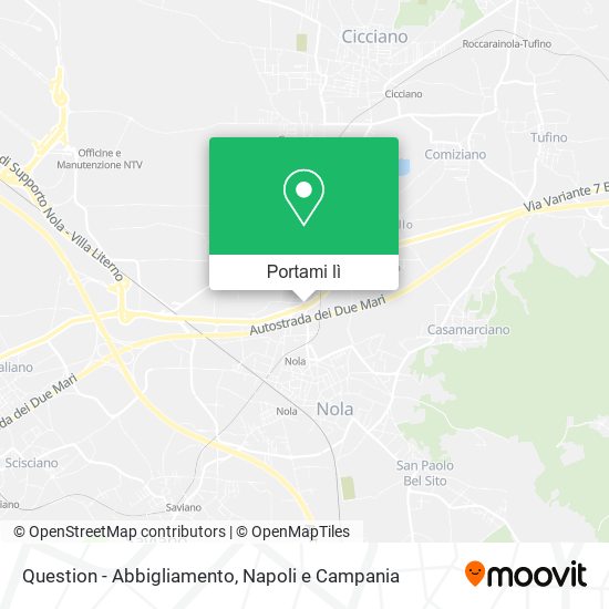 Mappa Question - Abbigliamento