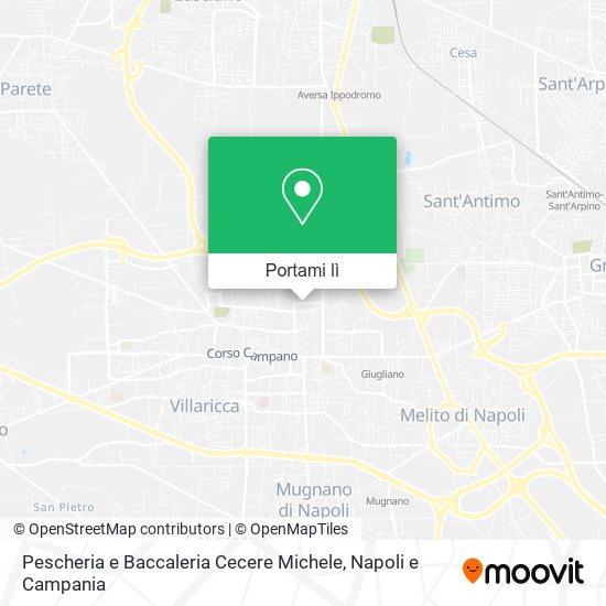 Mappa Pescheria e Baccaleria Cecere Michele