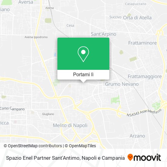 Mappa Spazio Enel Partner Sant'Antimo