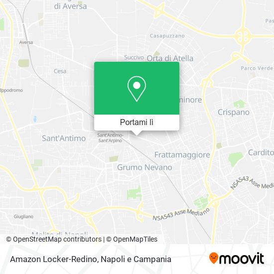 Mappa Amazon Locker-Redino