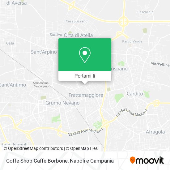Mappa Coffe Shop Caffè Borbone