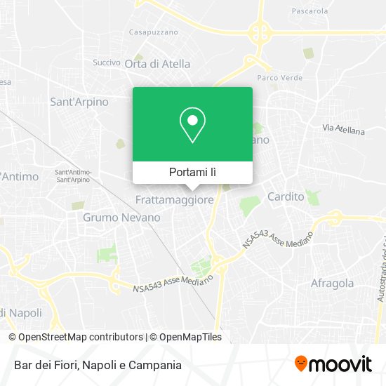 Mappa Bar dei Fiori