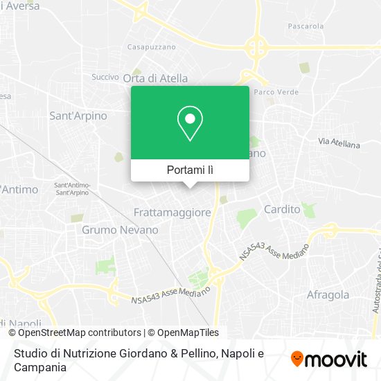 Mappa Studio di Nutrizione Giordano & Pellino