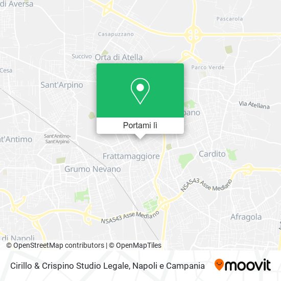 Mappa Cirillo & Crispino Studio Legale