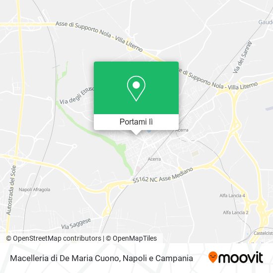 Mappa Macelleria di De Maria Cuono